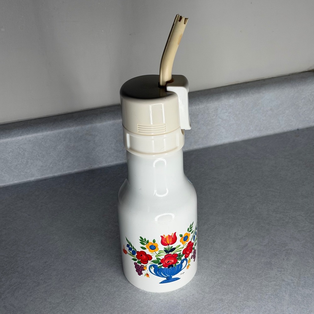Vintage Wisa Floral Cream Sauce Dispenser Kitchen Decor‎ Replacement Parts